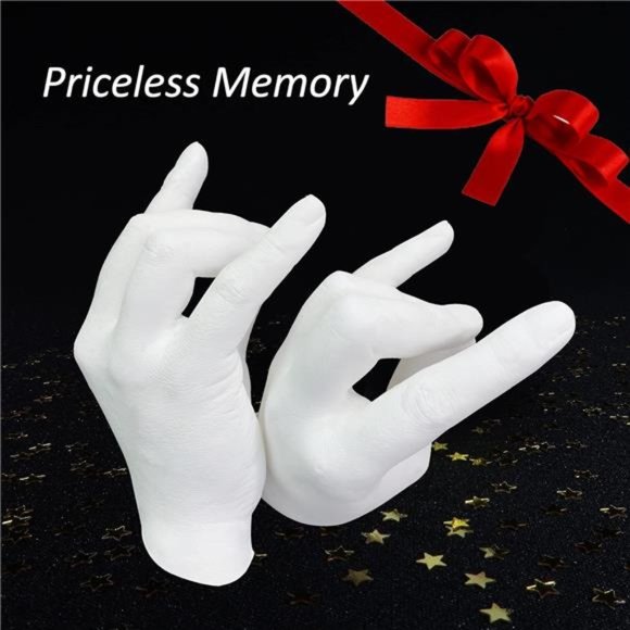 Hand Casting Kit Couples & Keepsake Hand Mold kit Couples, Molding Kits - Picture 5 of 6